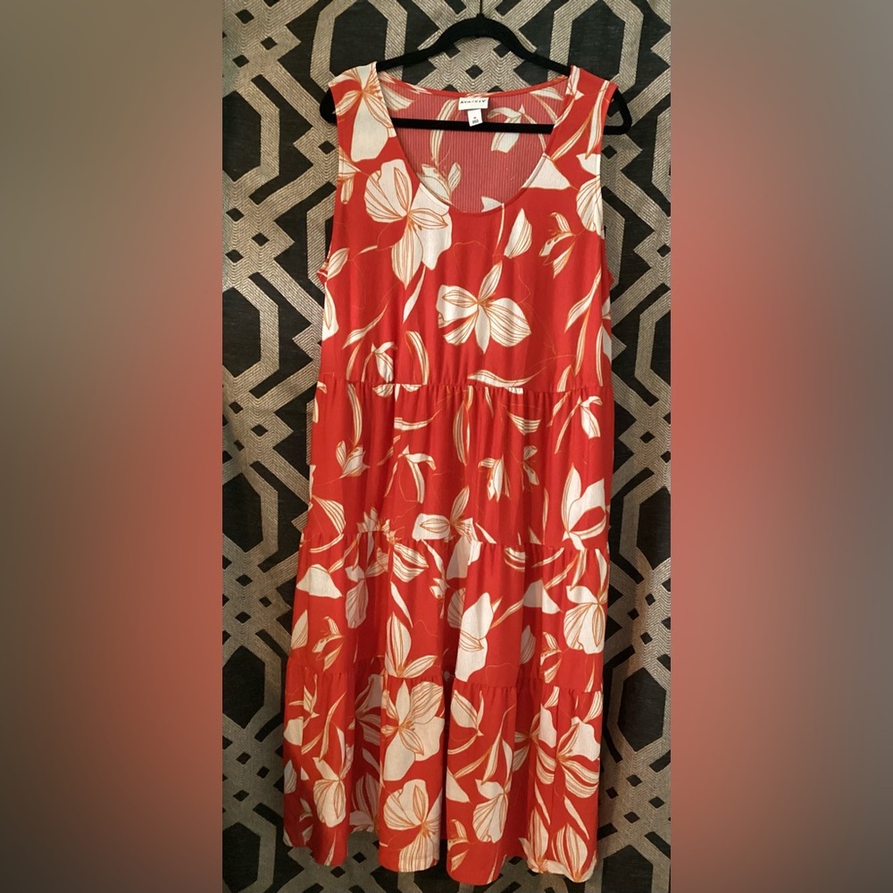Ava viv floral dress